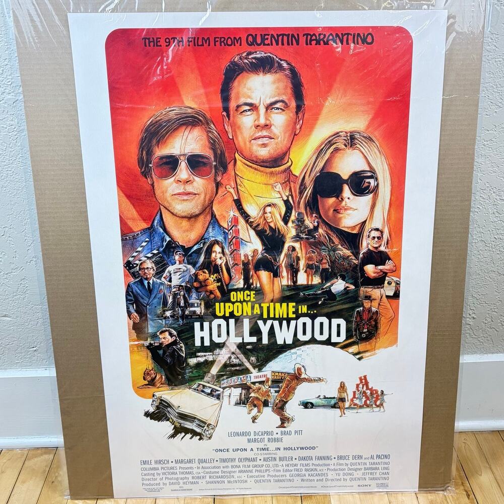 Once Upon A Time In Hollywood - Movie Score Poster 24" x 36"